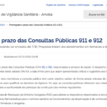 Informe Jurídico SICOFASE – Prorrogação do prazo das Consultas Públicas n° 911 e 912
